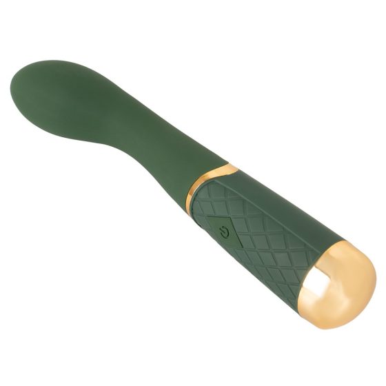 Emerald Love - Vibrator pentru punctul G, rezistent la apă, cu baterie (verde)
