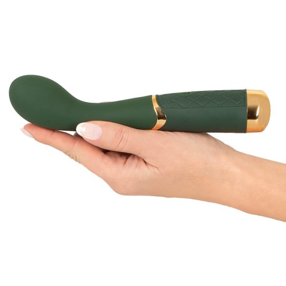 Emerald Love - Vibrator pentru punctul G, rezistent la apă, cu baterie (verde)