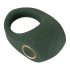 Emerald Love - inel vibrant din silicon, impermeabil, cu acumulatori (verde)