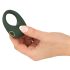 Emerald Love - inel vibrant din silicon, impermeabil, cu acumulatori (verde)