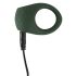 Emerald Love - inel vibrant din silicon, impermeabil, cu acumulatori (verde)