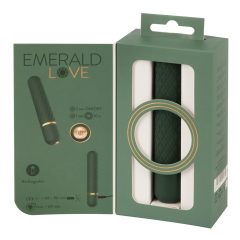   Iubirea smarald - vibrator de bară, impermeabil, cu baterie (verde)