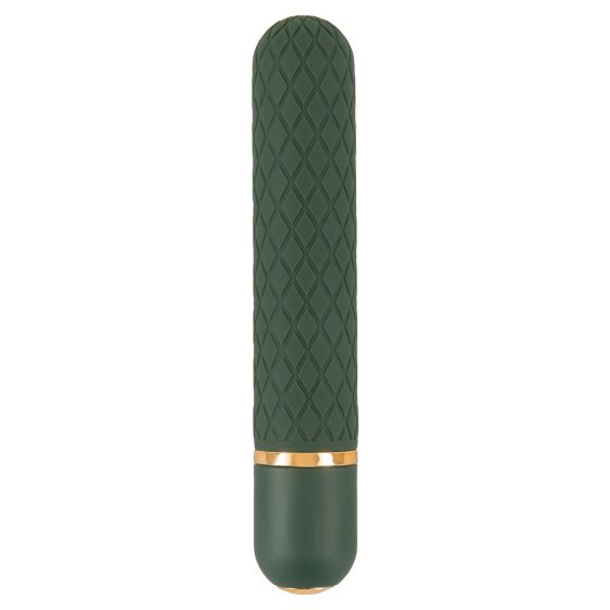 Iubirea smarald - vibrator de bară, impermeabil, cu baterie (verde)