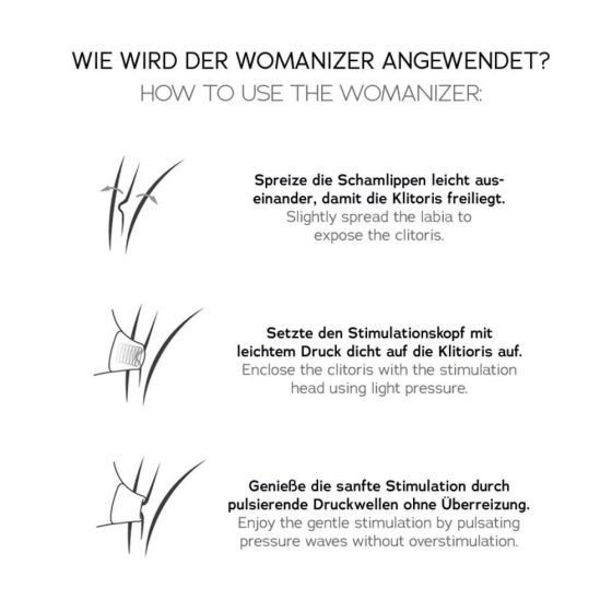 Womanizer Golden Moments 2 - stimulator de clitoris și vibrator de cuplu (negru)