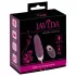Javida Shaking Love - ou vibrator cu unde radio, purtabil, cu vibrații de împingere (mov)
