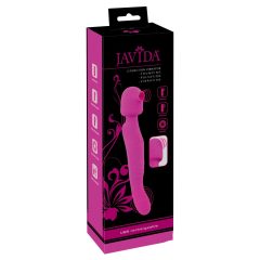   Javida Wand - Vibrator de masaj cu 3 funcții și baterie încorporată (lilă)