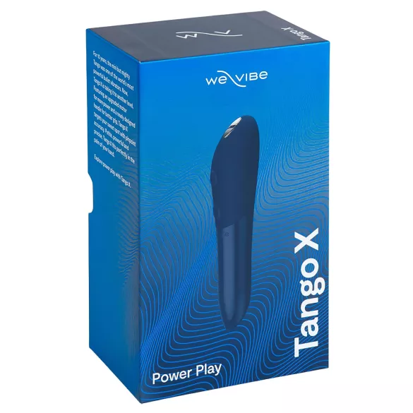 We-Vibe Tango X - vibrator tip bullet rezistent la apă - albastru