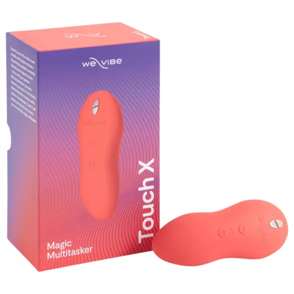 We-Vibe Touch X - vibrator clitoridian reîncărcabil, waterproof, coral