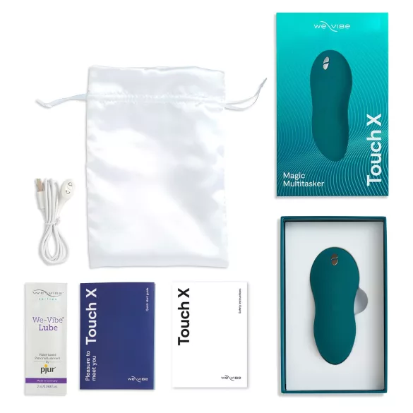 We-Vibe Touch X - vibrator clitoridian reîncărcabil, rezistent la apă - verde