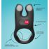 Fun Factory NOS - inel vibrant pentru penis (negru)