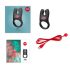 Fun Factory NOS - inel vibrant pentru penis (negru)