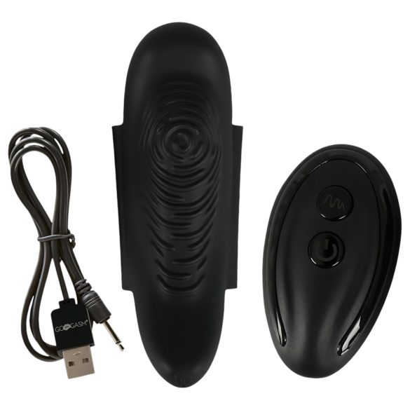 GoGasm Panty - vibrator clitoridian wireless reincarcabil - negru