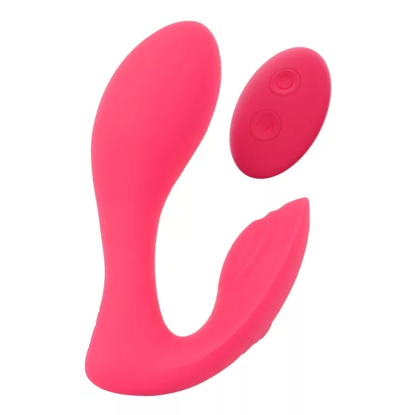 SMILE - Vibrator tip chiloț cu telecomandă, reîncărcabil 2în1 - roz