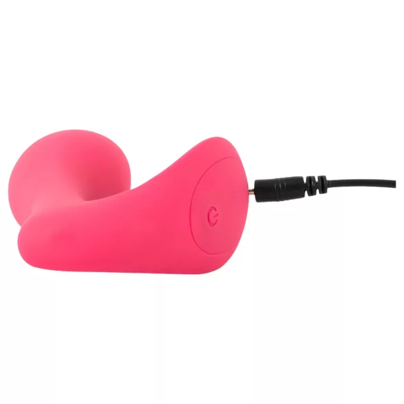 SMILE - Vibrator tip chiloț cu telecomandă, reîncărcabil 2în1 - roz