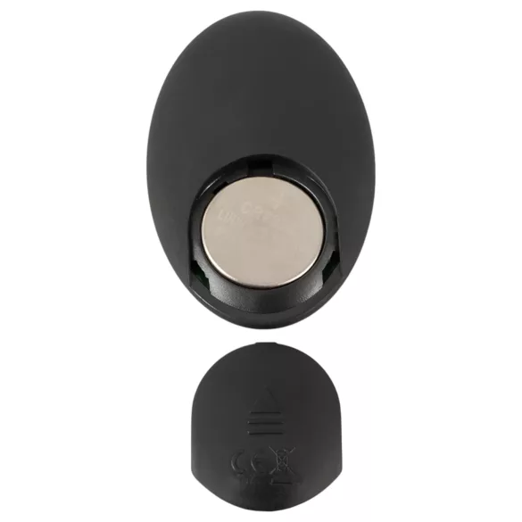 Rebel - vibrator pentru masaj prostatic, cu acumulator și telecomandă (negru)