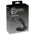 Rebel - vibrator pentru masaj prostatic, cu acumulator și telecomandă (negru)