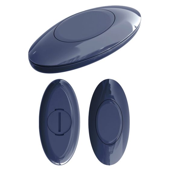 Vibrator pentru prostată cu baterii, wireless - 3Some Wall Banger P-Spot (albastru)
