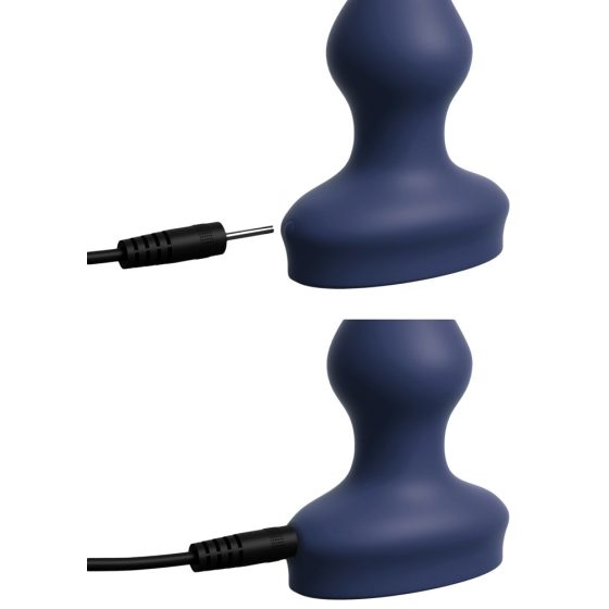 Vibrator pentru prostată cu baterii, wireless - 3Some Wall Banger P-Spot (albastru)