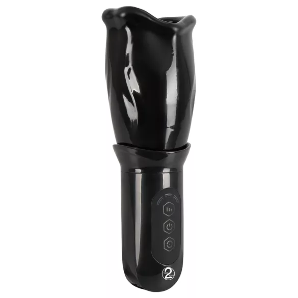 You2Toys - STROKER Rotating - masturbator de gură rotativ, cu acumulator (negru)