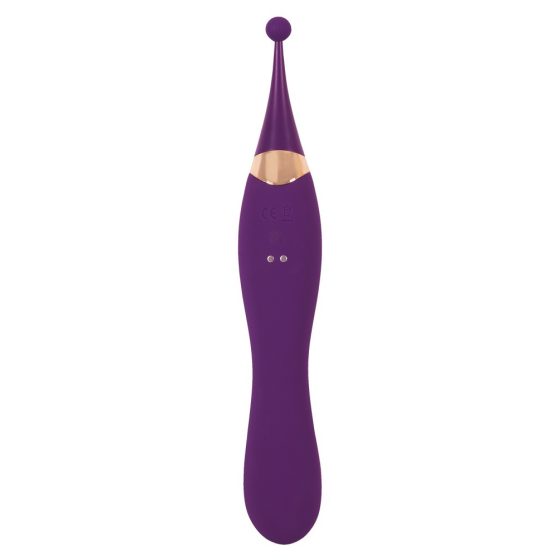Javida - 2 în 1 set de stimulator clitoridian și vibrator reîncărcabil (violet)