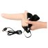 You2Toys Strap-on - vibrator cu strap-on gol, culoare naturală