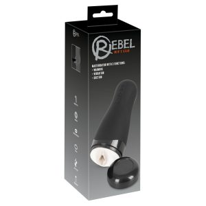 Rebel 3 Funcții - masturbator cu vagin artificial încălzit și cu acumulator