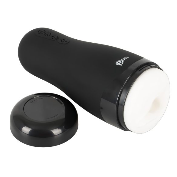 Rebel - masturbator tip vagin, încălzire, 3 funcții, reîncărcabil