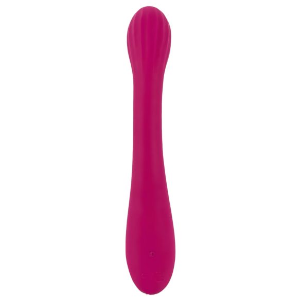 SMILE G-spot - vibrator G-punct cu nervuri reîncărcabil - mov