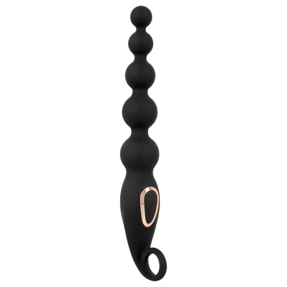 ANOS - bile anale - vibratoare anal cu bile - silicon negru