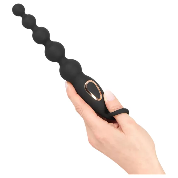 ANOS - bile anale - vibratoare anal cu bile - silicon negru