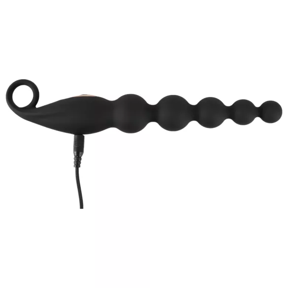 ANOS - bile anale - vibratoare anal cu bile - silicon negru