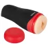 WYNE 01 - Masturbator cu baterie, vibrator-sucțiune și încălzire (negru)