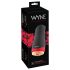WYNE 01 - Masturbator negru, cu vibrații, încălzire și suflare dinamică