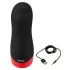 WYNE 01 - Masturbator cu baterie, vibrator-sucțiune și încălzire (negru)
