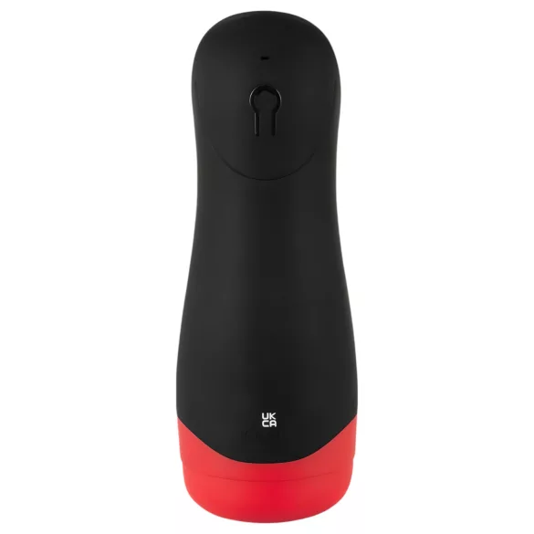 WYNE 01 - Masturbator cu baterie, vibrator-sucțiune și încălzire (negru)