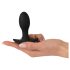 ANOS - vibrator prostate impermeabil, reîncărcabil (negru)