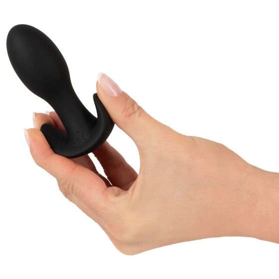 ANOS - vibrator anal reîncărcabil și impermeabil (negru)