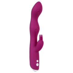   SMILE - vibrator flexibil cu braț pentru clitoris și punctul G - mov