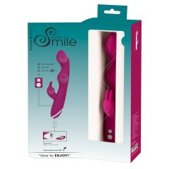   SMILE - vibrator flexibil, cu stimulator clitoridian, A și G-punct (mov)