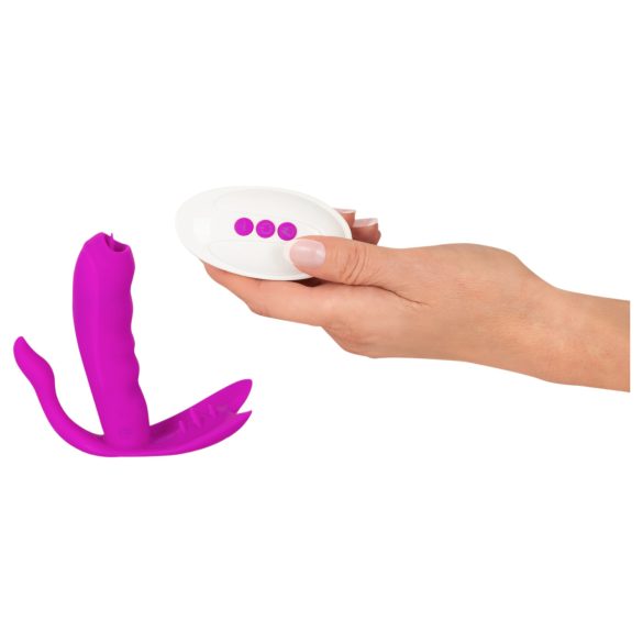 Javida - Vibrator stimulare punct G și clitoris - silicon mov