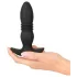 ANOS - vibratoare anal cu telecomandă wireless - negru