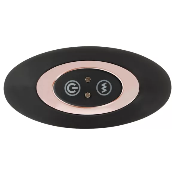 ANOS - vibratoare anal cu telecomandă wireless - negru