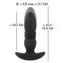 ANOS - vibratoare anal cu telecomandă wireless - negru