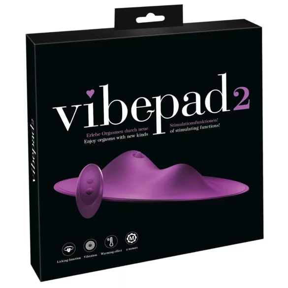 VibePad 2 - vibrator pernă pentru stimulare clitoridiană - mov