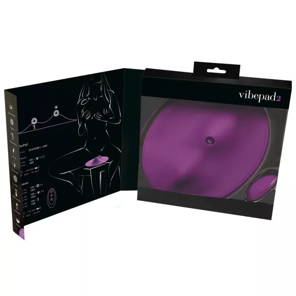 VibePad 2 - vibrator pernă pentru stimulare clitoridiană - mov