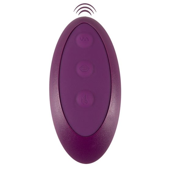 Perna vibratorie cu a doua baterie, radio și funcția de lingere VibePad 2 (violet)