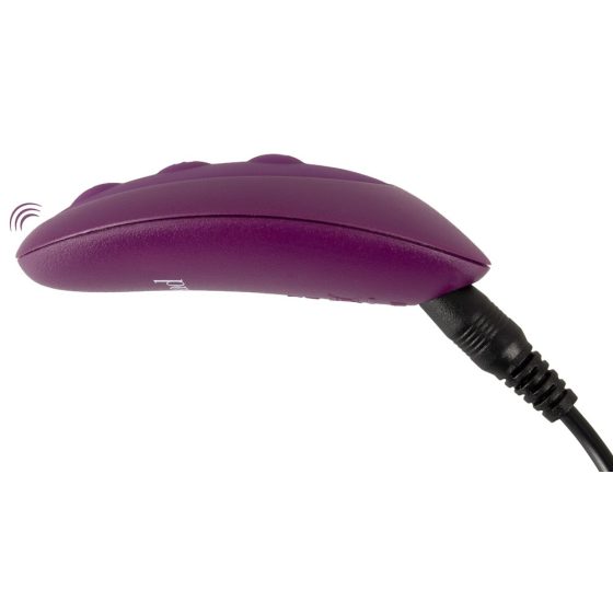 Perna vibratorie cu a doua baterie, radio și funcția de lingere VibePad 2 (violet)