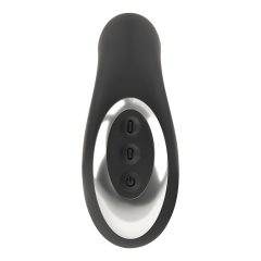   Rebel RC - vibrator anal reîncărcabil, cu pompă și control radio (negru)