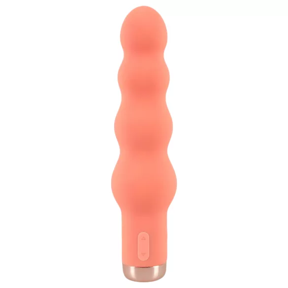 You2Toys - mini vibrator cu bile - silicon, portocaliu