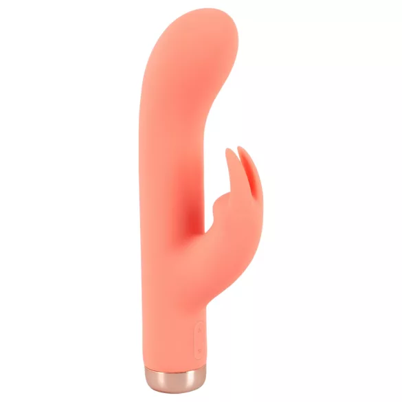 You2Toys - Vibrator tip iepuraș mini, reîncărcabil - silicon, piersică